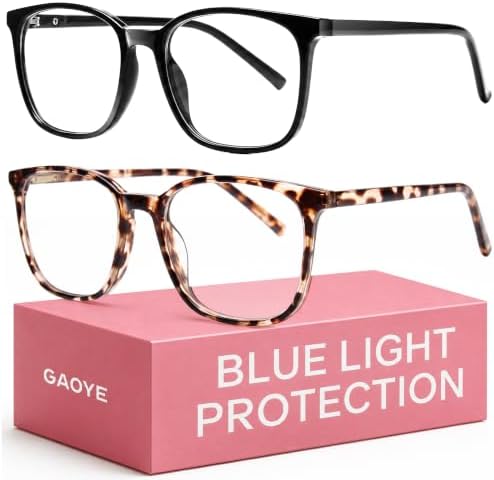 Ultralight Blue Light Glasses for Women - Computer Protection Glasses for All Day Comfort - Anti UV Glare & Eyestrain